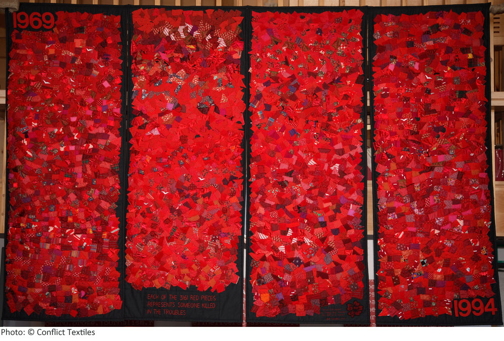 'Peace Quilt - Common Loss', by Irene MacWilliam. (Photo: Martin Melaugh)