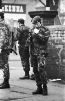 © Copyright Paul Crispin - photograph of British soldiers in Belfast during 1986