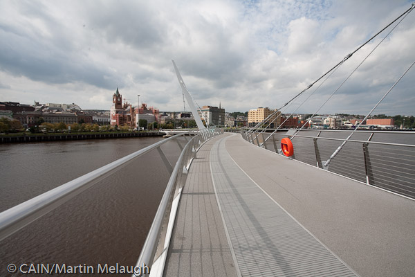Peace Bridge, River Foyle, Derry - Photo  18  of 22