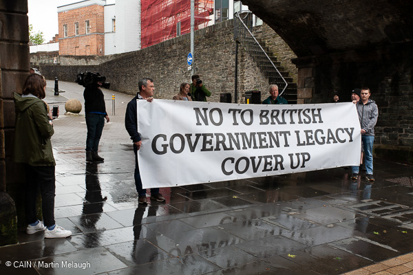 Protest at Troubles Legacy Bill, 28 June 2022