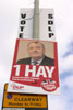 photograph of election poster