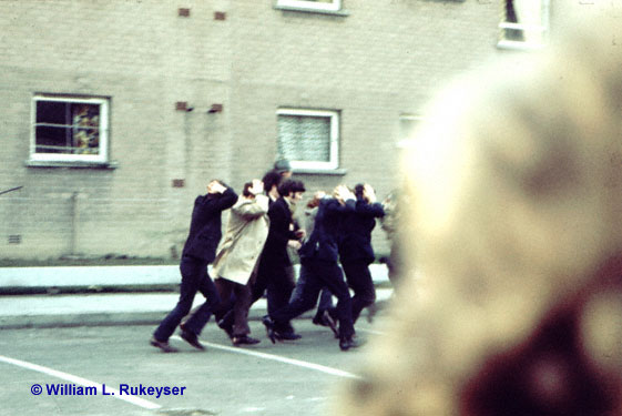photograph copyright of William L. Rukeyser - photograph is one of a series taken on Bloody Sunday in Derry 30 January 1972