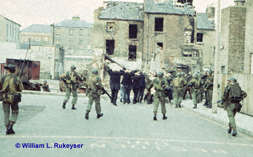 photograph copyright of William L. Rukeyser - photograph is one of a series taken on Bloody Sunday in Derry 30 January 1972