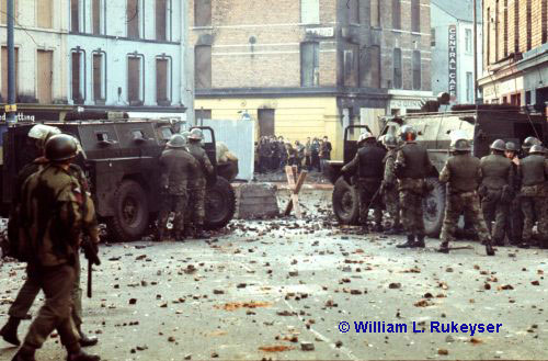 photograph copyright of William L. Rukeyser - photograph is one of a series taken on Bloody Sunday in Derry 30 January 1972