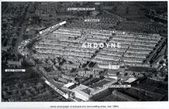 Aerial photograph of Ardoyne