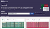 image of Hansard web page