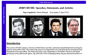 John Hume Speeches