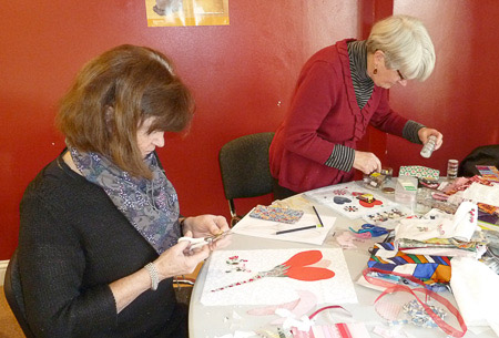 Workshop - 'Hearts and Flowers', 10 Nov 2010, Irene MacWilliam