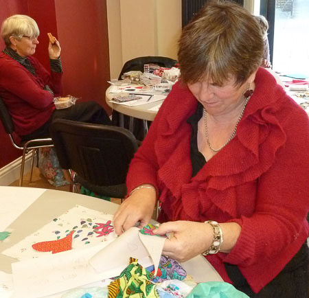 Workshop - 'Hearts and Flowers', 10 Nov 2010, Irene MacWilliam
