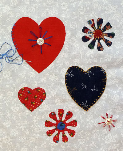 Workshop - 'Hearts and Flowers', 10 Nov 2010, Irene MacWilliam