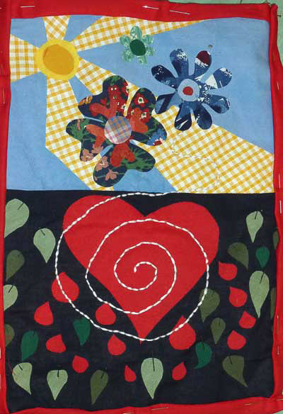 Workshop - 'Hearts and Flowers', 10 Nov 2010, Irene MacWilliam