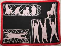 photograph of chilean arpillera