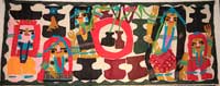 photograph of international quilt / wall hanging