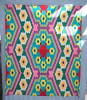 photograph of international quilt / wall hanging