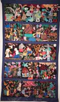 photograph of international quilt / wall hanging