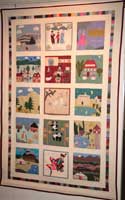 photograph of international quilt / wall hanging