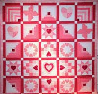 photograph of irish quilt