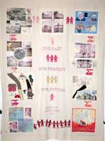 photograph of irish quilt