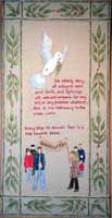 photograph of irish quilt