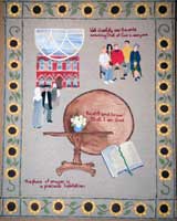 photograph of irish quilt