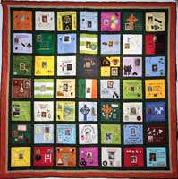 photograph of irish quilt