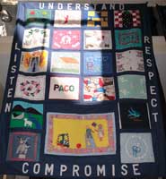 photograph of irish quilt