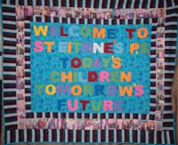 photograph of irish quilt