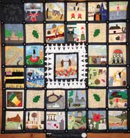photograph of irish quilt