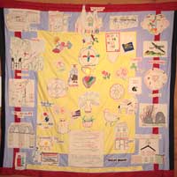 photograph of irish quilt