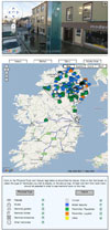 screen grap of google map