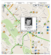 screen grap of google map