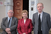 Tom Fraser, Gillian Robinson, and Sir Kenneth Bloomfield